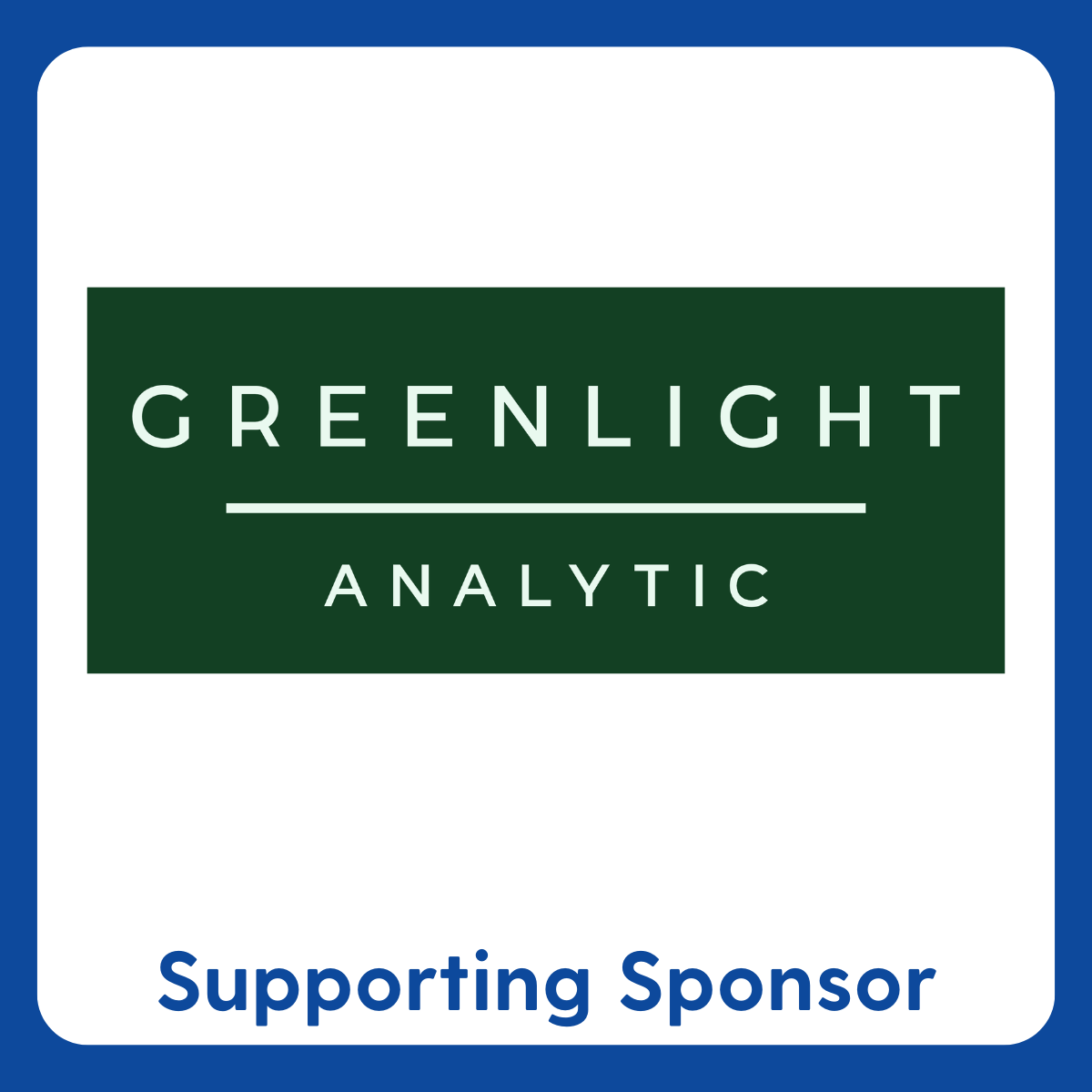 Greenlight Analytic Sponsor