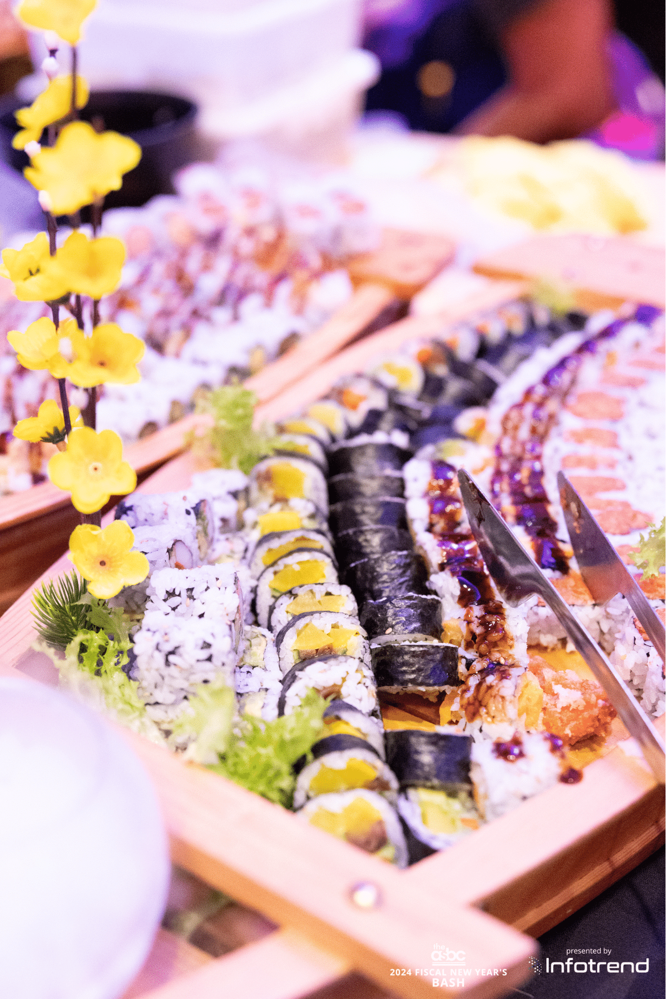 24 FNY Bash Sushi boat